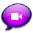 iChat Purple Icon 48x48 png